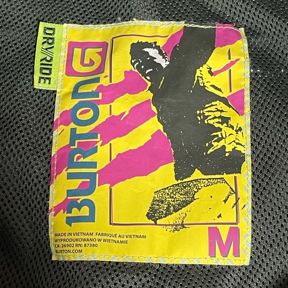 Burton Dry Ride Men’s Black Snowboard Cargo Pants Size Medium - Picture 8 of 8